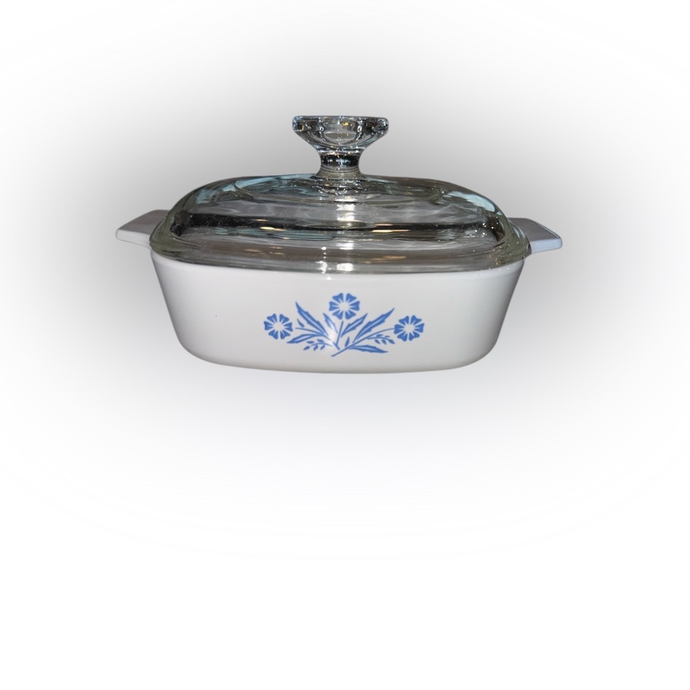 Vintage Corning Ware Blue Cornflower 1-quart Covered Casserole Dish - Picture 3 of 8